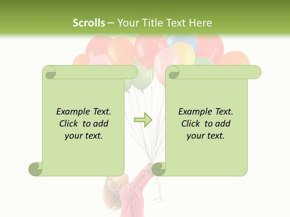 Decoration Blue Cute PowerPoint Template