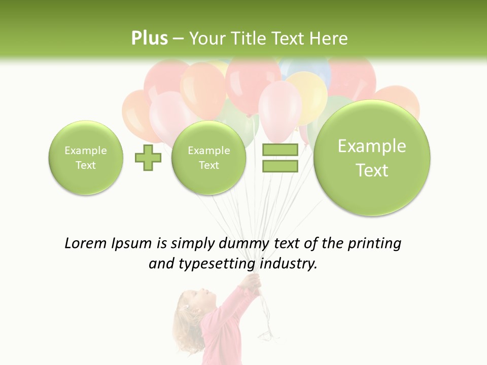 Decoration Blue Cute PowerPoint Template