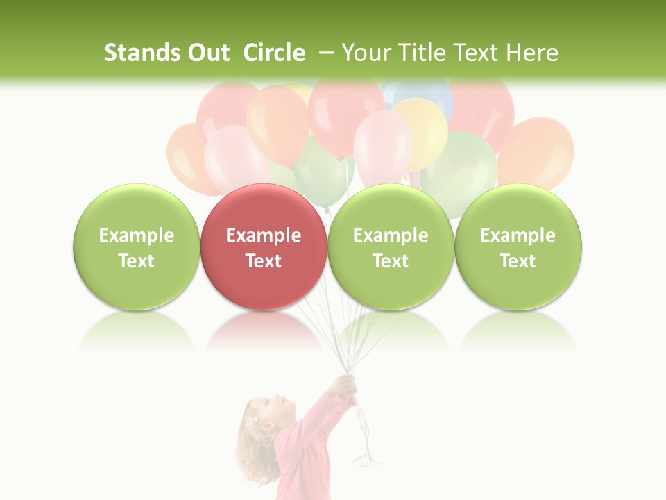 Decoration Blue Cute PowerPoint Template