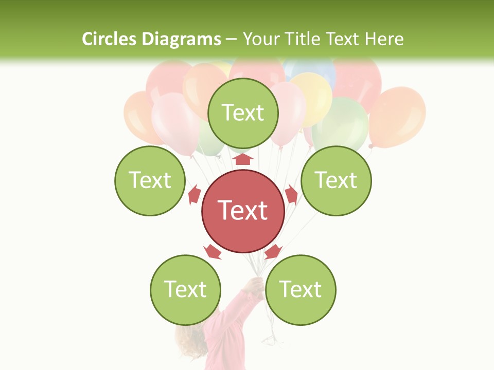 Decoration Blue Cute PowerPoint Template