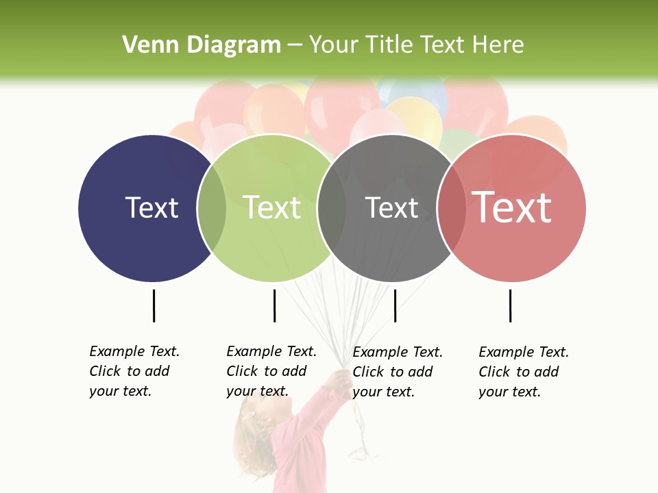 Decoration Blue Cute PowerPoint Template