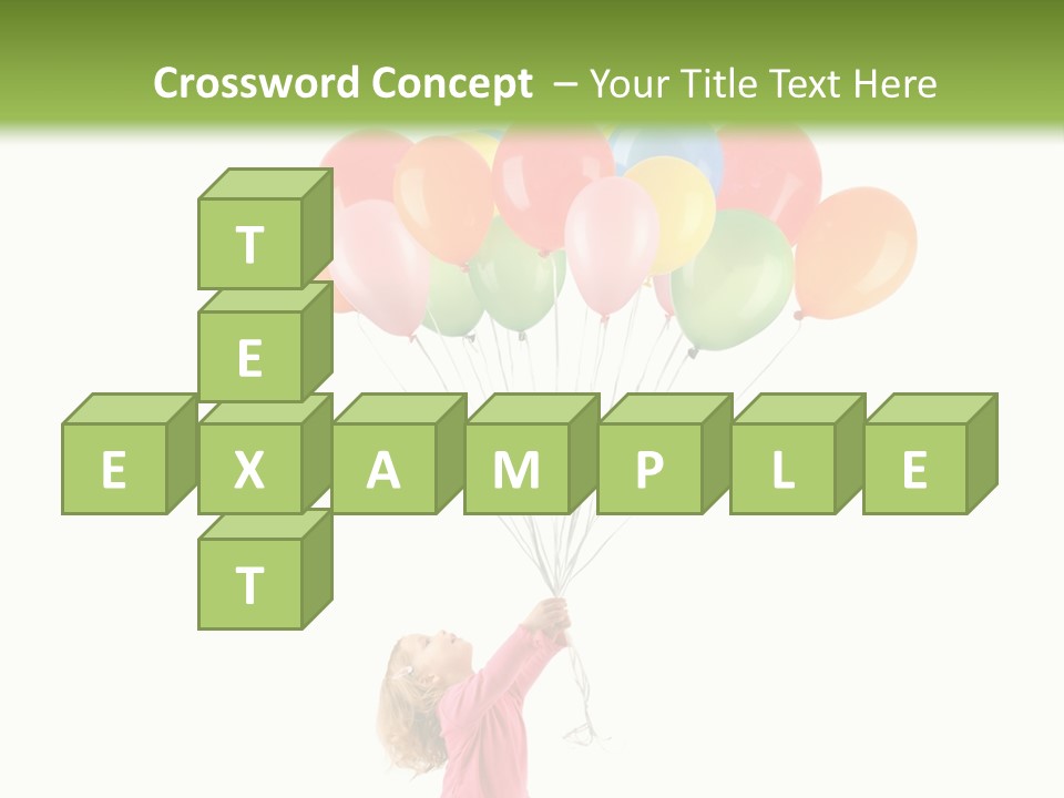 Decoration Blue Cute PowerPoint Template