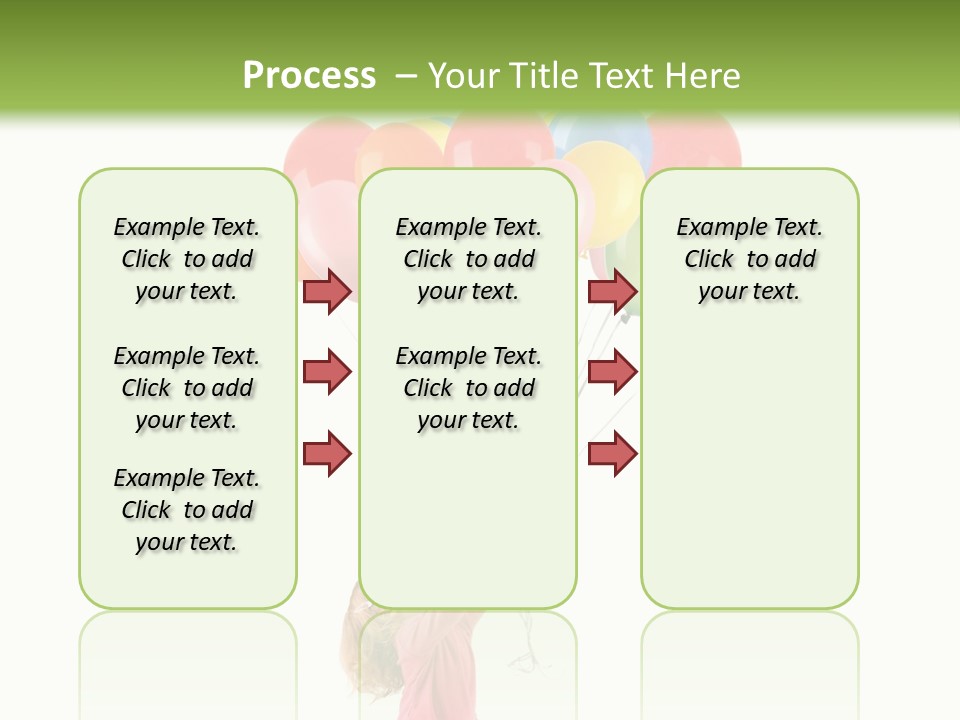 Decoration Blue Cute PowerPoint Template