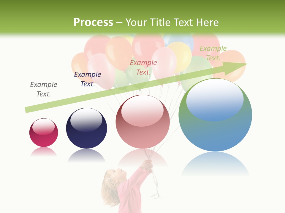 Decoration Blue Cute PowerPoint Template