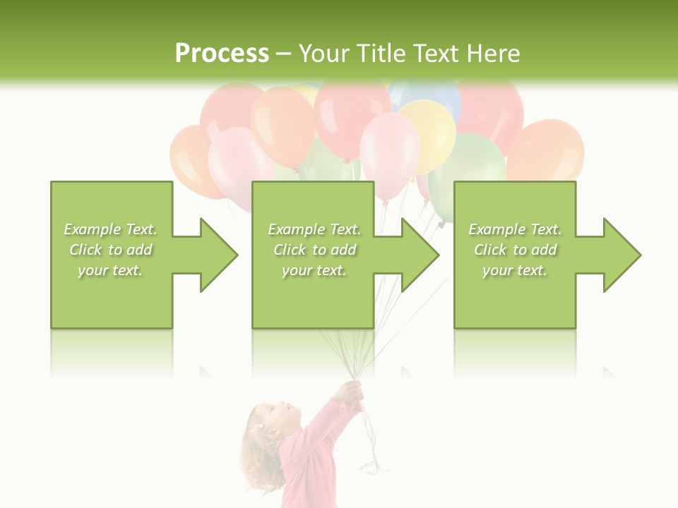 Decoration Blue Cute PowerPoint Template