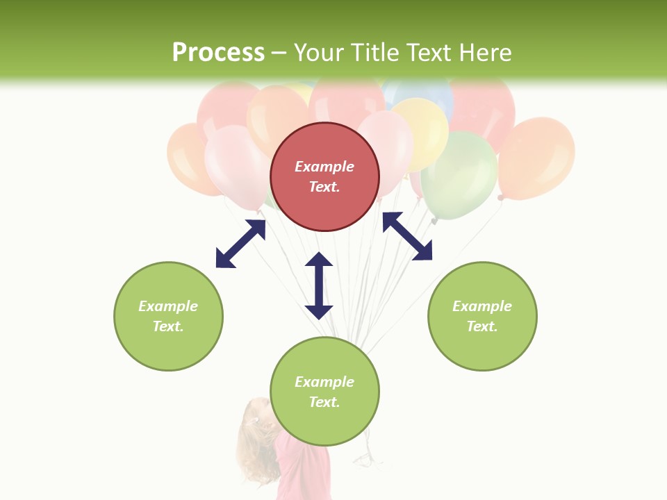 Decoration Blue Cute PowerPoint Template