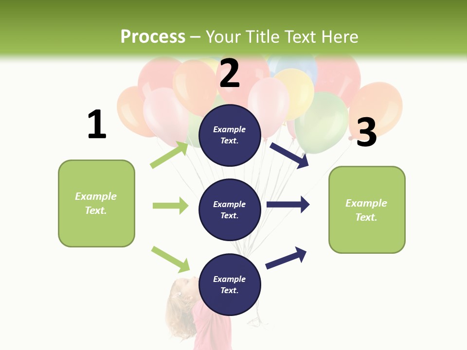 Decoration Blue Cute PowerPoint Template