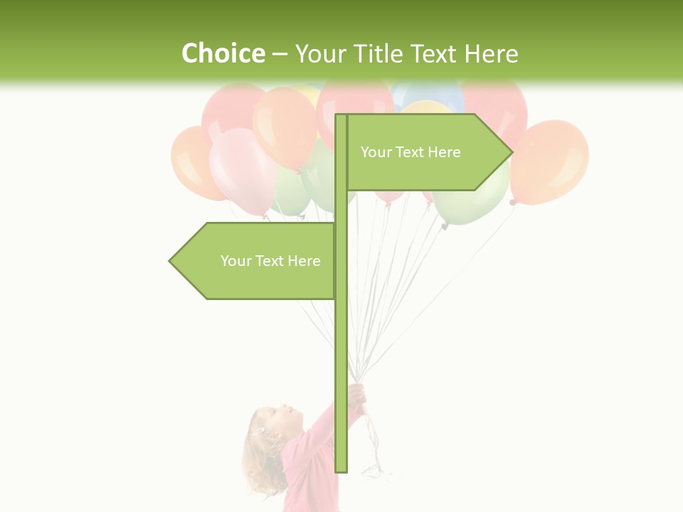 Decoration Blue Cute PowerPoint Template