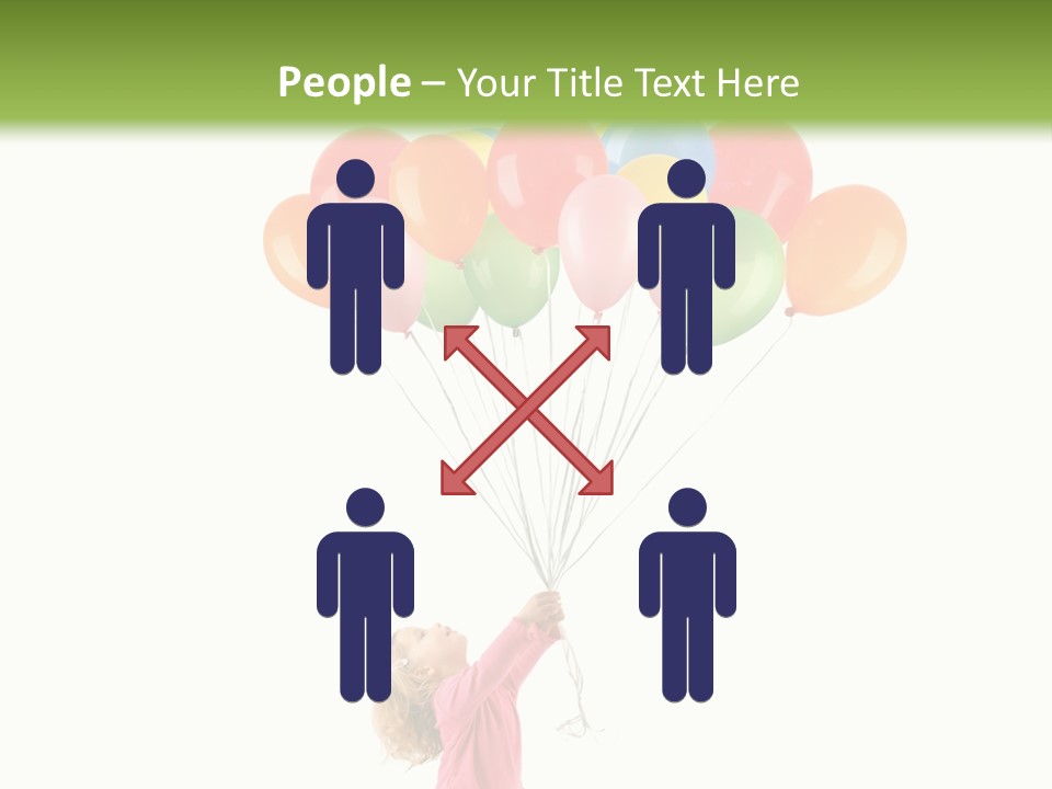 Decoration Blue Cute PowerPoint Template