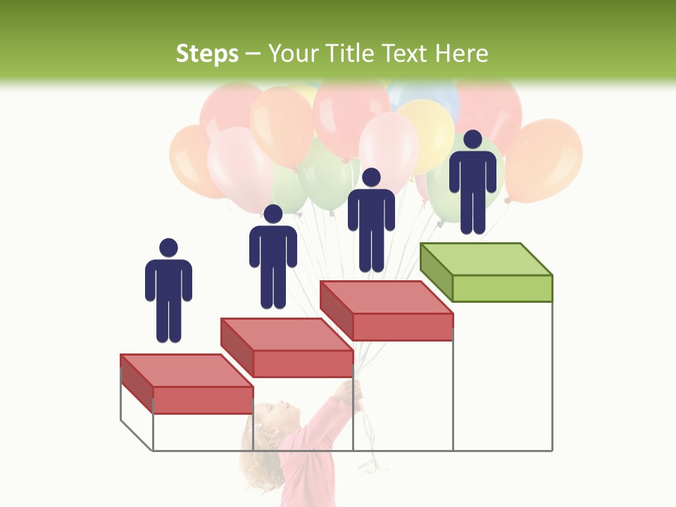 Decoration Blue Cute PowerPoint Template