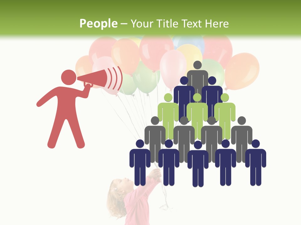 Decoration Blue Cute PowerPoint Template