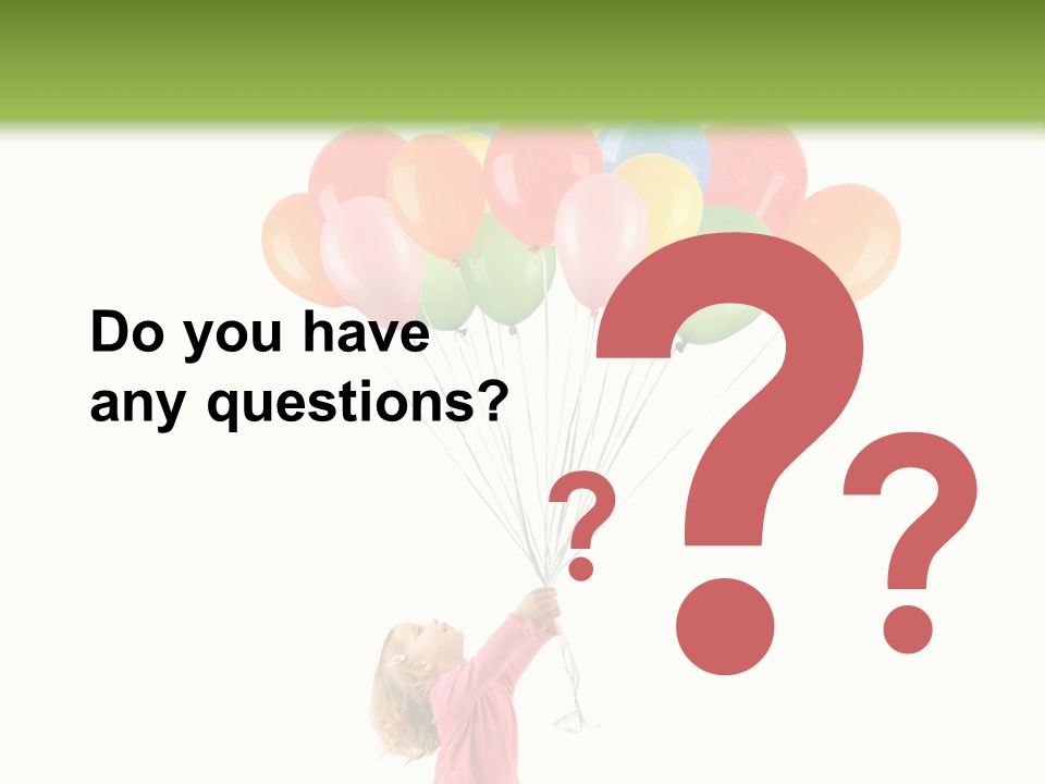 Decoration Blue Cute PowerPoint Template