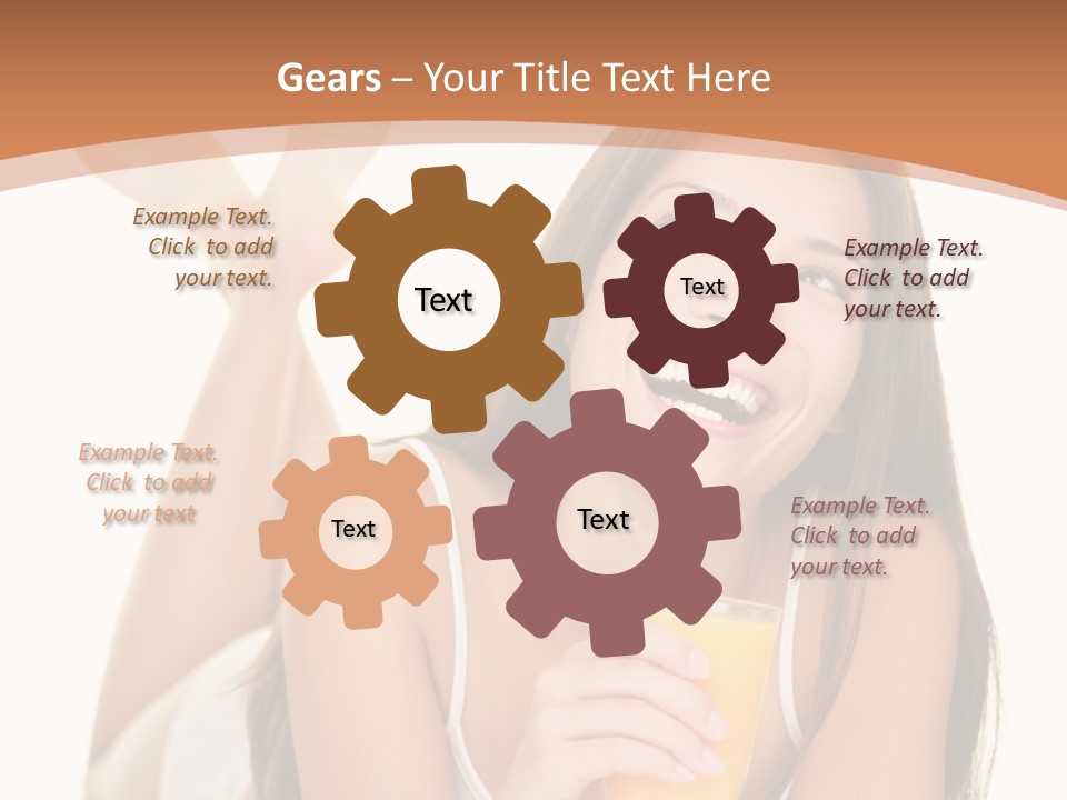 Young Space Beauty PowerPoint Template