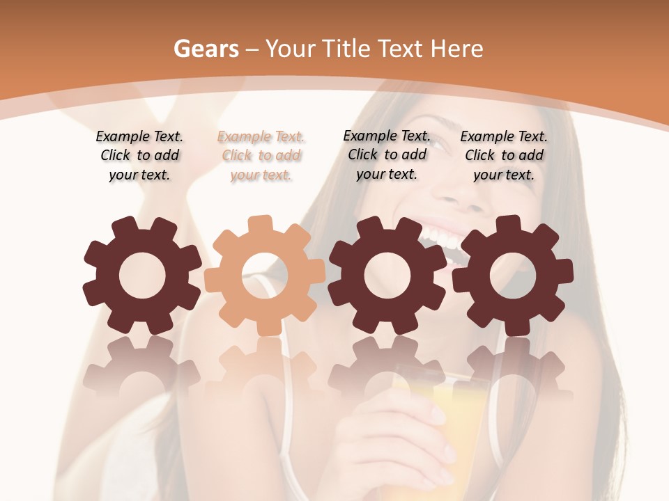 Young Space Beauty PowerPoint Template