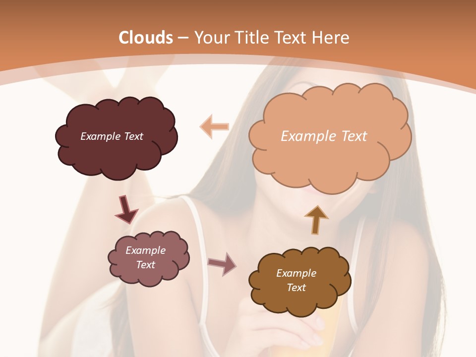 Young Space Beauty PowerPoint Template