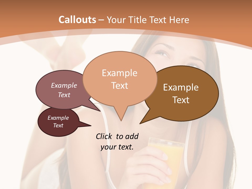 Young Space Beauty PowerPoint Template