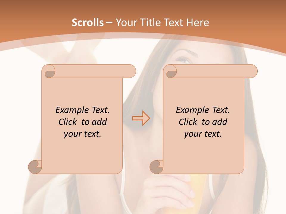 Young Space Beauty PowerPoint Template