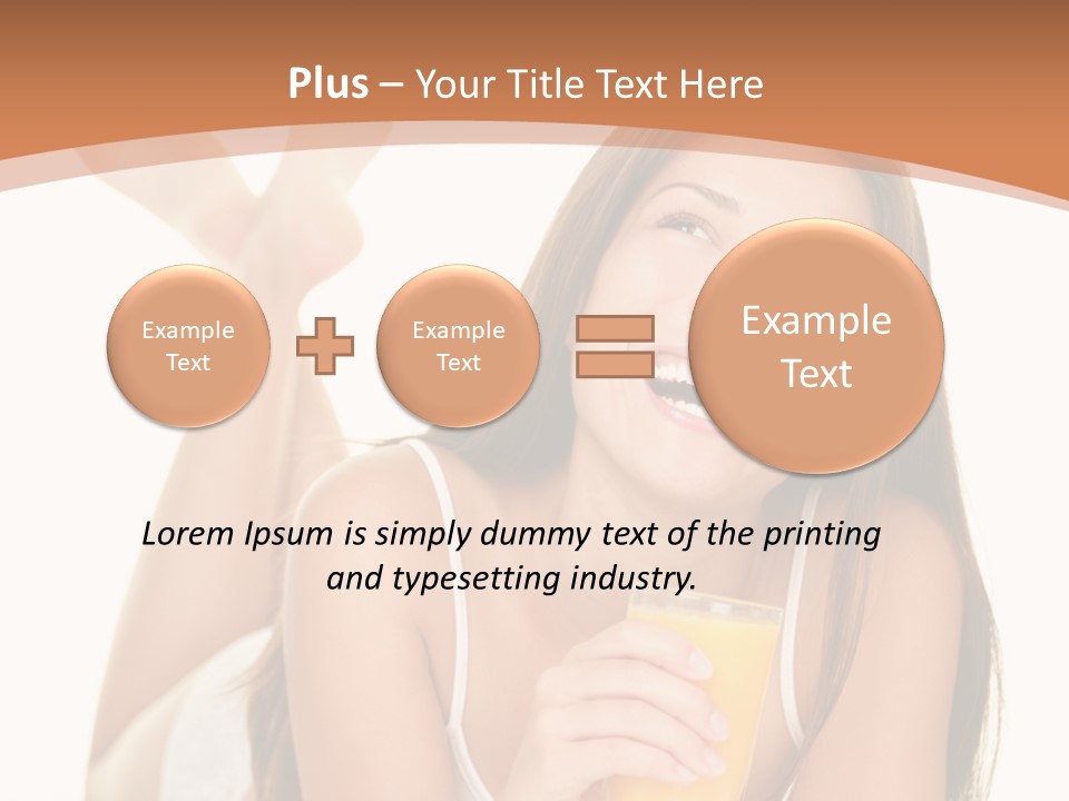 Young Space Beauty PowerPoint Template