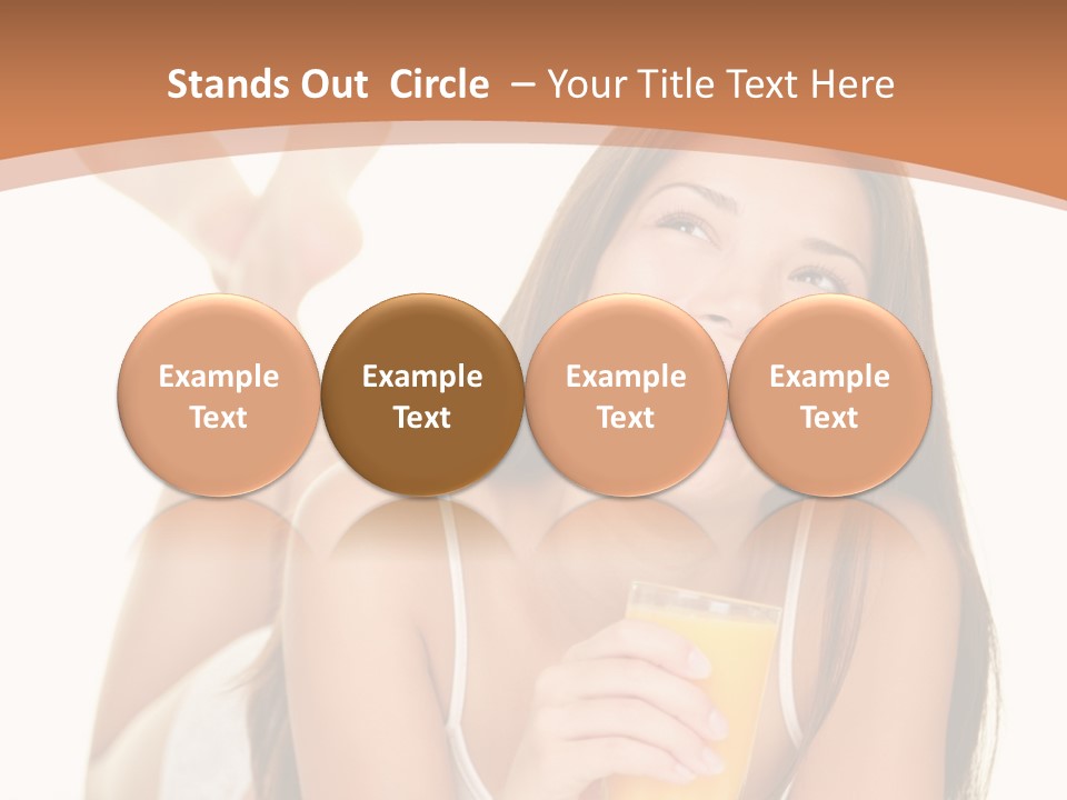 Young Space Beauty PowerPoint Template