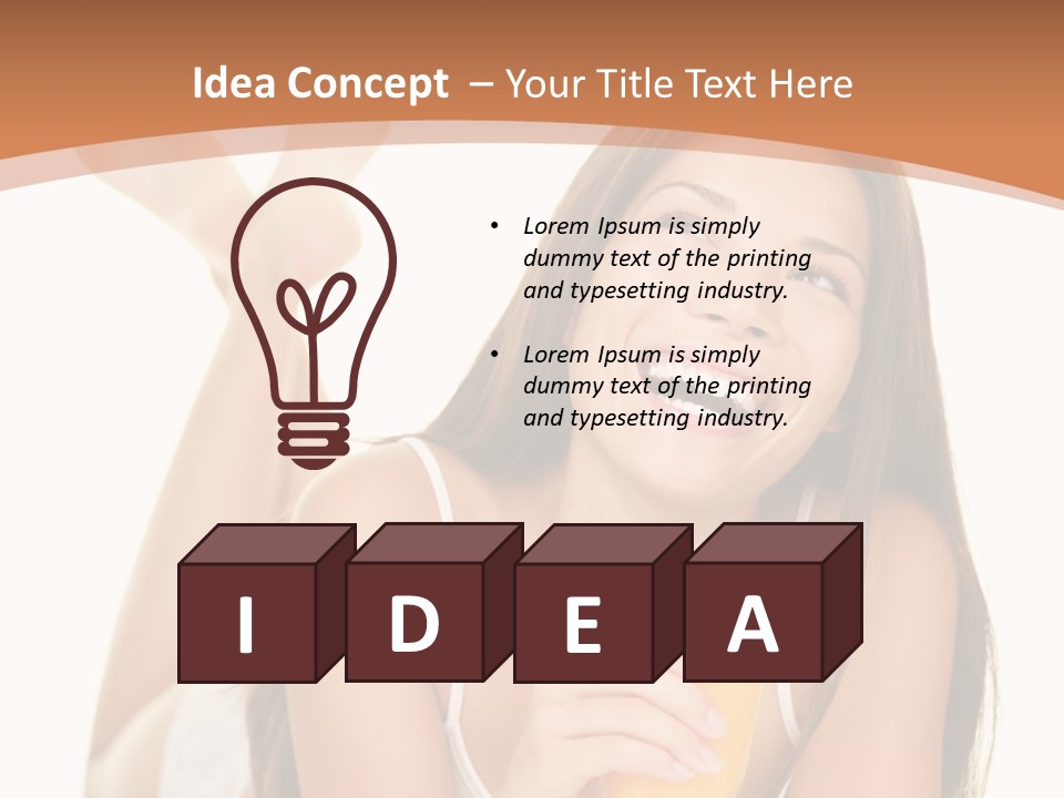 Young Space Beauty PowerPoint Template