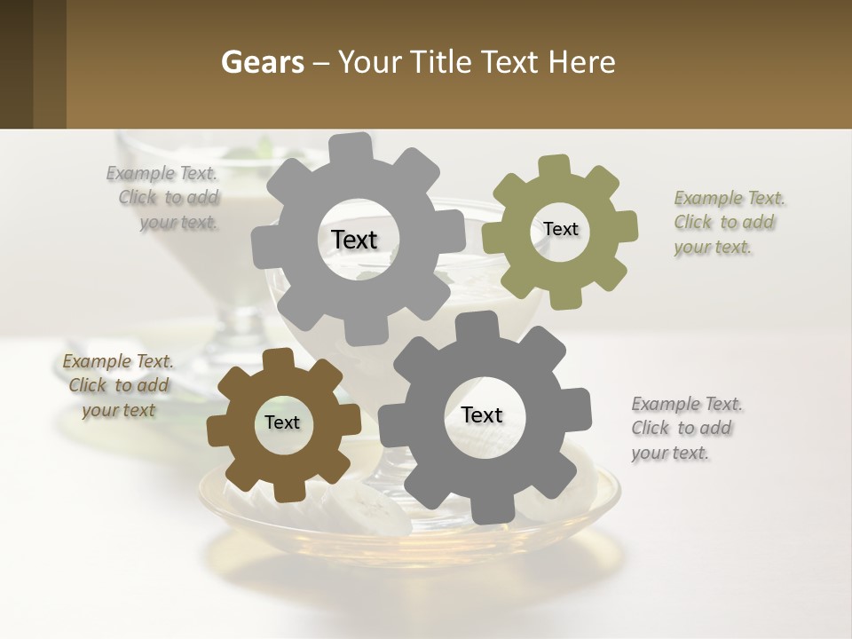 Nutrition Dessert Fruit PowerPoint Template