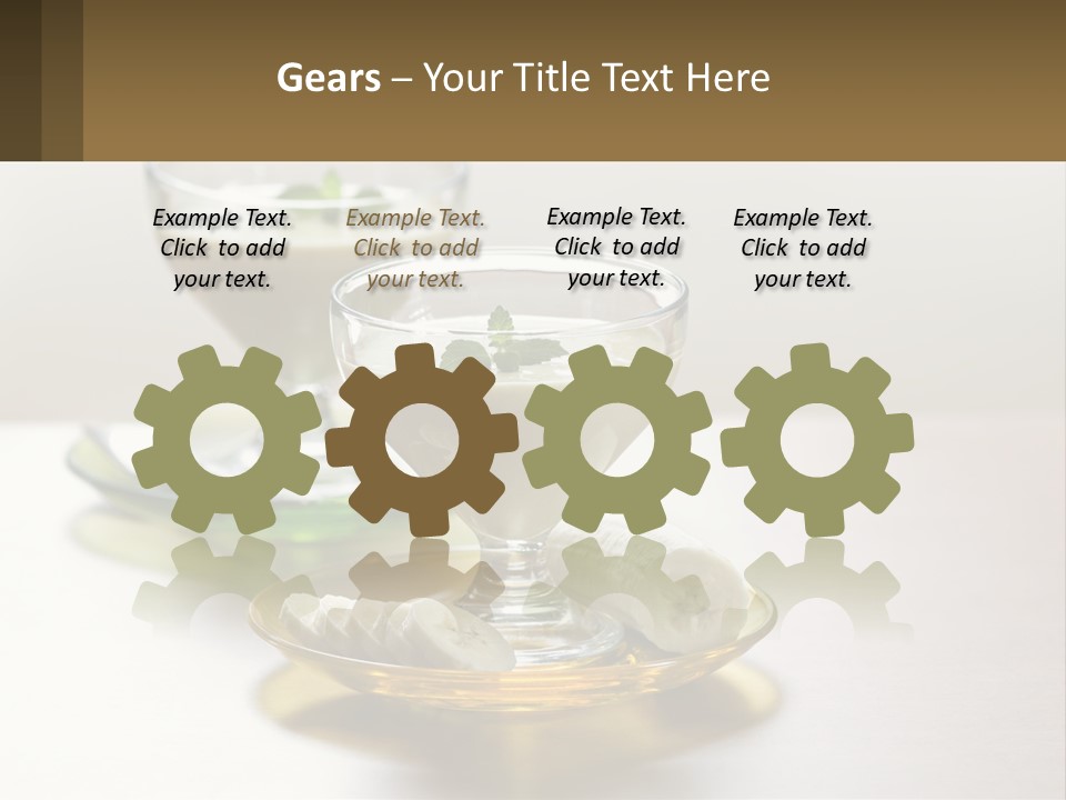 Nutrition Dessert Fruit PowerPoint Template