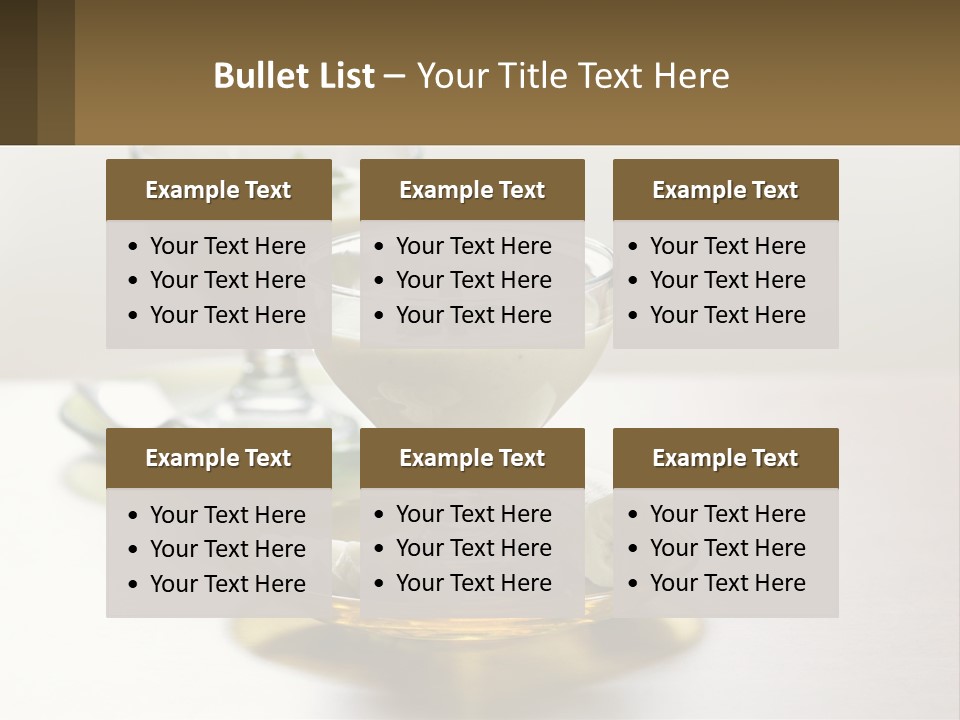 Nutrition Dessert Fruit PowerPoint Template