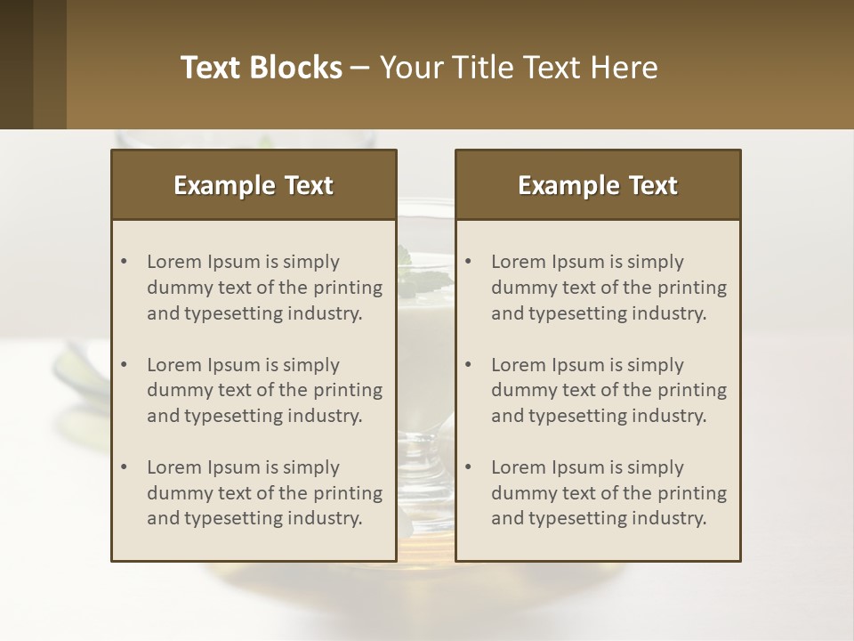 Nutrition Dessert Fruit PowerPoint Template