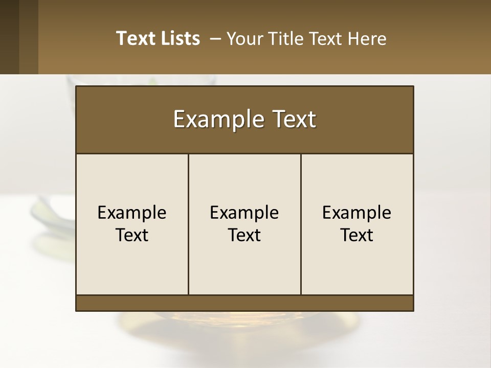 Nutrition Dessert Fruit PowerPoint Template