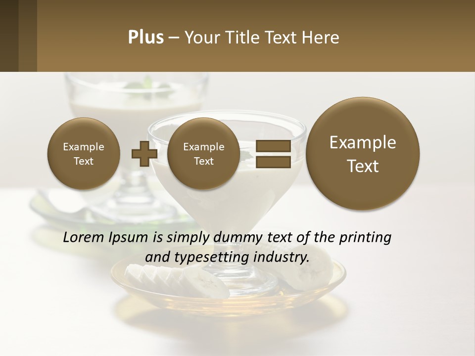 Nutrition Dessert Fruit PowerPoint Template