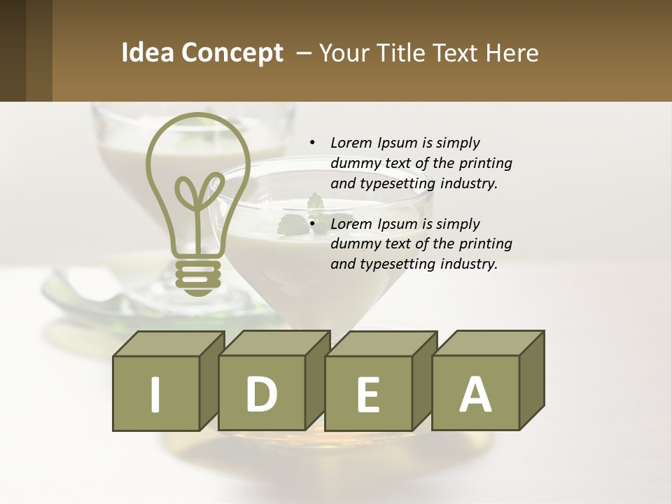 Nutrition Dessert Fruit PowerPoint Template