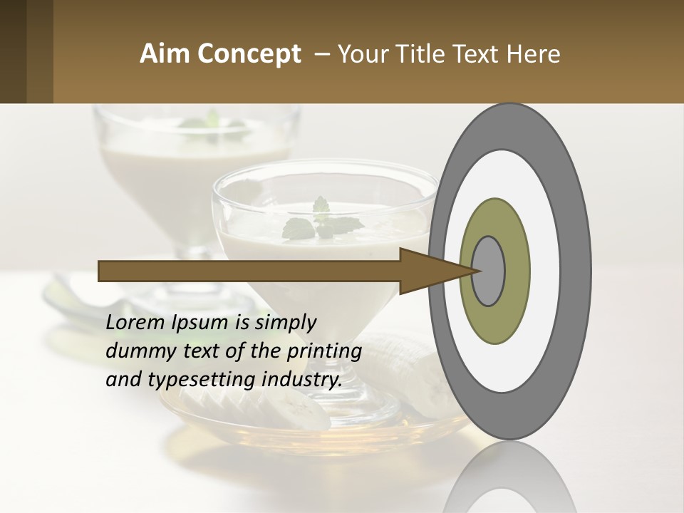 Nutrition Dessert Fruit PowerPoint Template