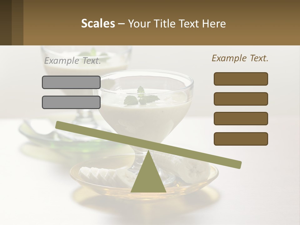 Nutrition Dessert Fruit PowerPoint Template