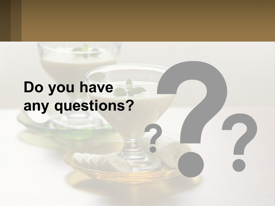 Nutrition Dessert Fruit PowerPoint Template