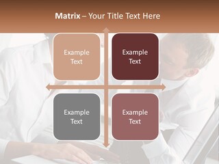 Expression Man Business PowerPoint Template