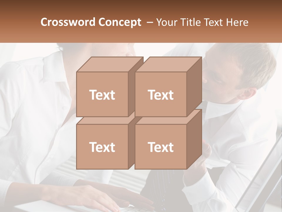 Expression Man Business PowerPoint Template