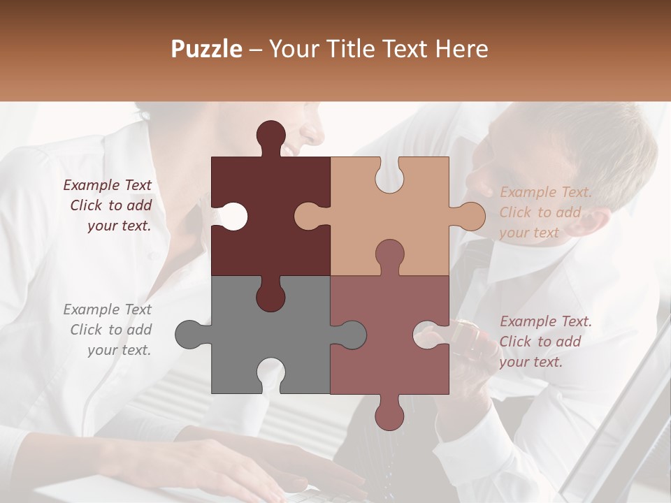 Expression Man Business PowerPoint Template