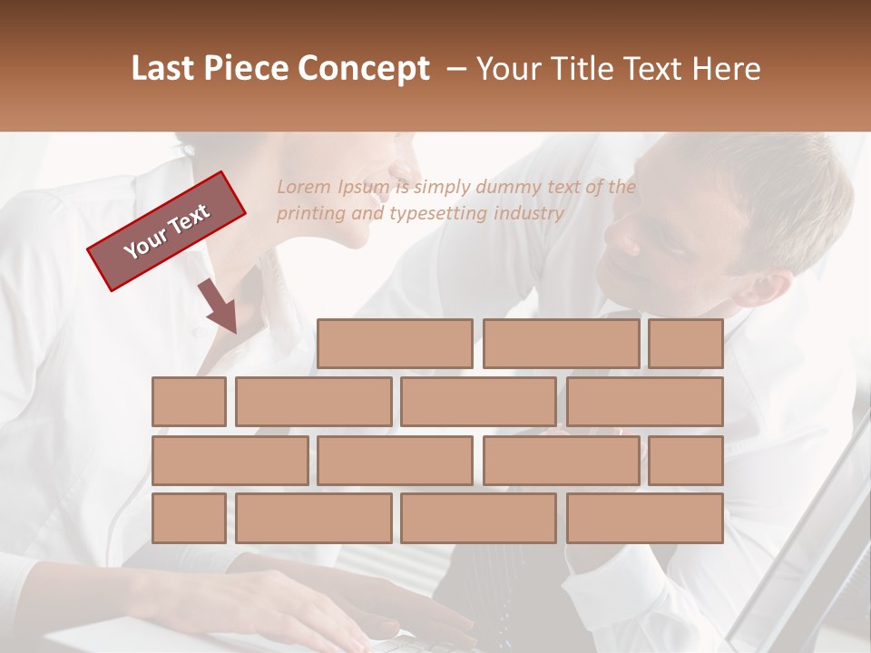 Expression Man Business PowerPoint Template