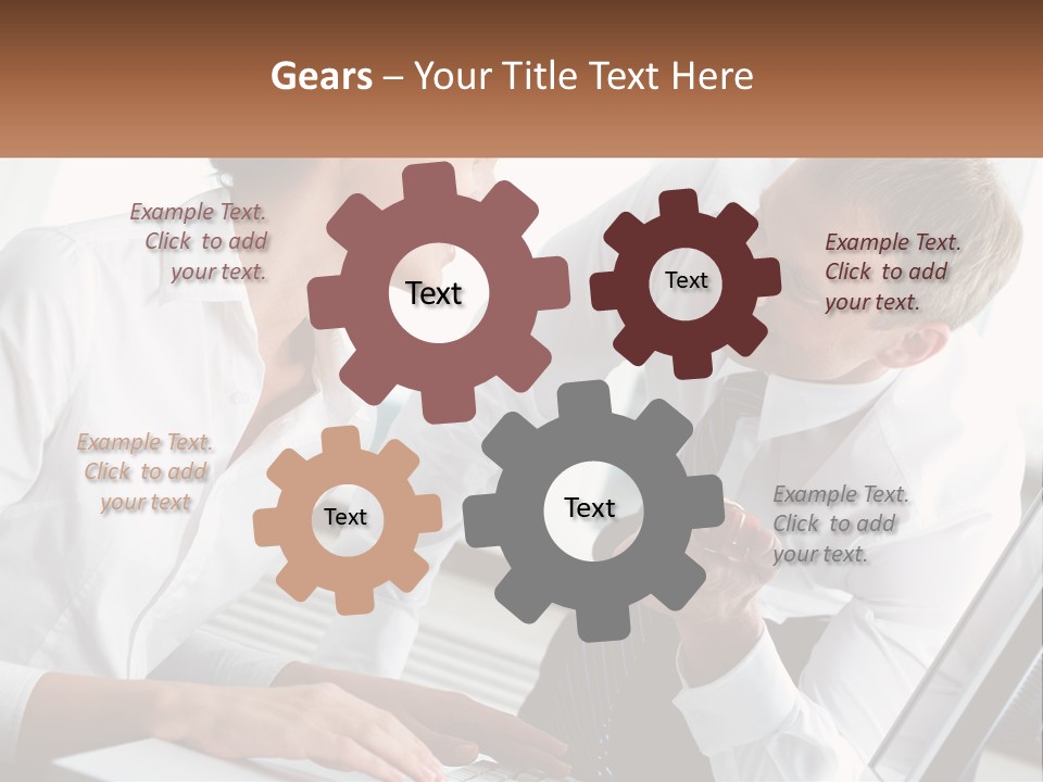 Expression Man Business PowerPoint Template