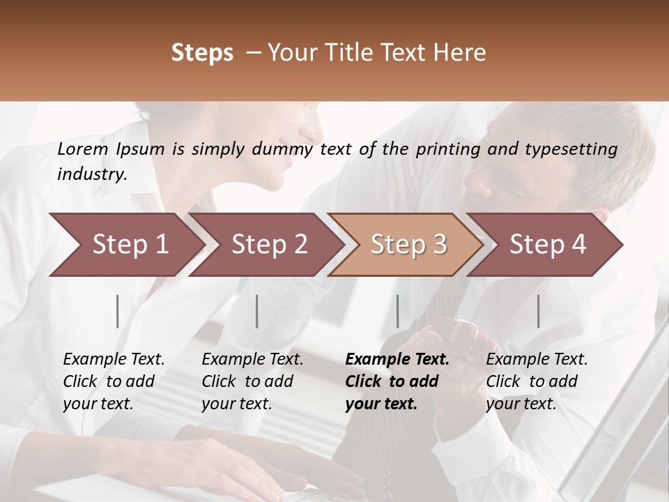 Expression Man Business PowerPoint Template