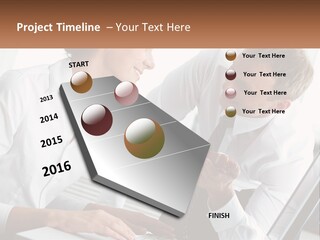 Expression Man Business PowerPoint Template