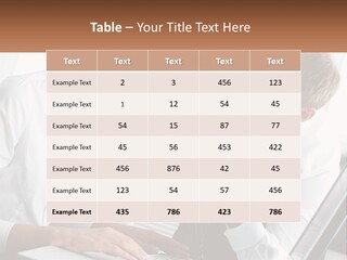 Expression Man Business PowerPoint Template