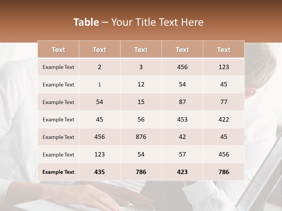 Expression Man Business PowerPoint Template