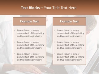 Expression Man Business PowerPoint Template