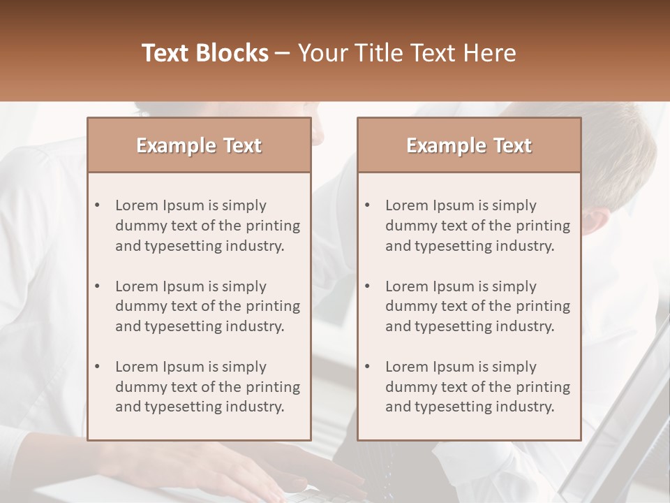 Expression Man Business PowerPoint Template