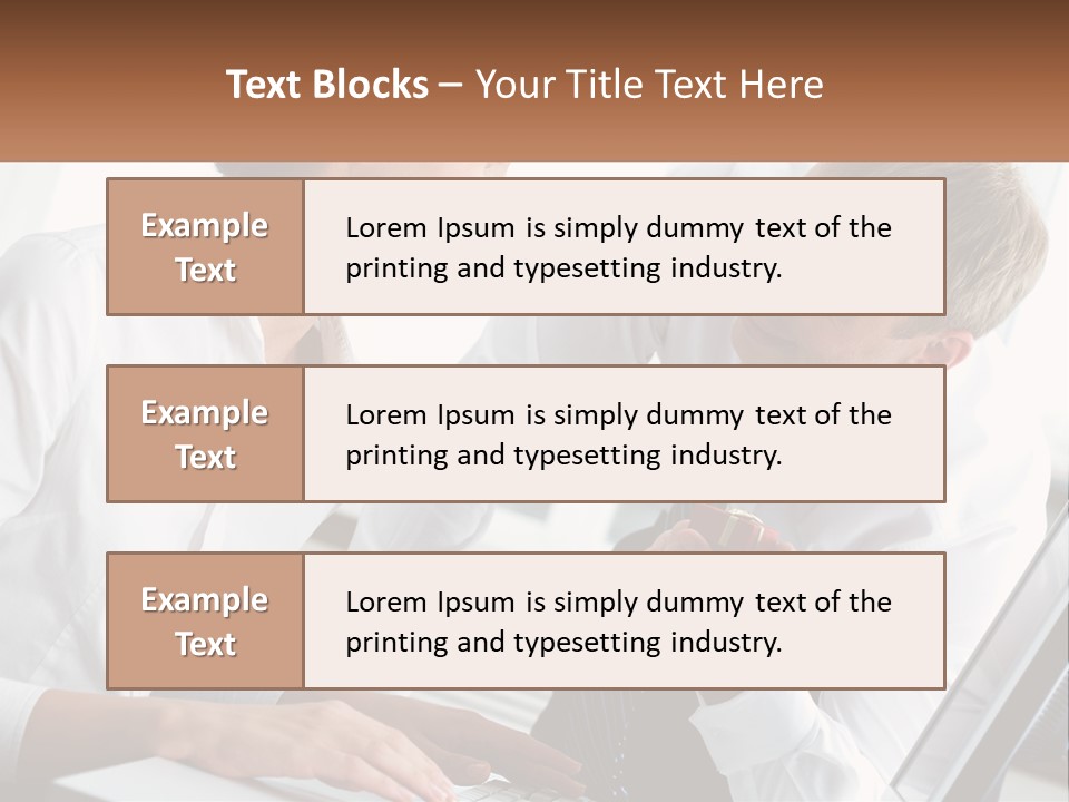 Expression Man Business PowerPoint Template