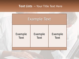 Expression Man Business PowerPoint Template