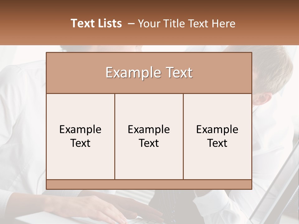Expression Man Business PowerPoint Template