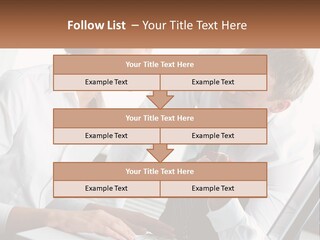Expression Man Business PowerPoint Template