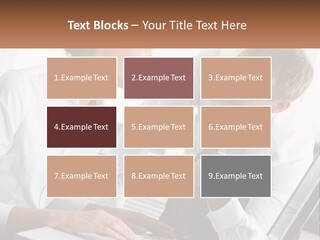 Expression Man Business PowerPoint Template